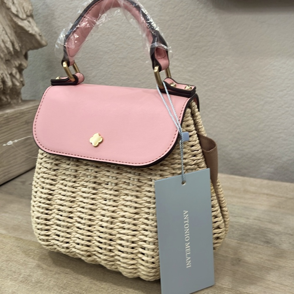 Antonio Melani Dana Wicker Bag NWT - Picture 4 of 8
